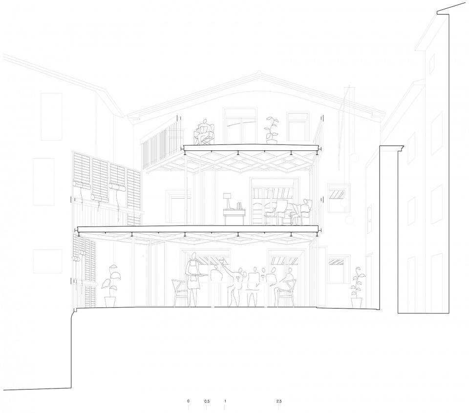 Terraces neighbouring house by unparelldarquitectes