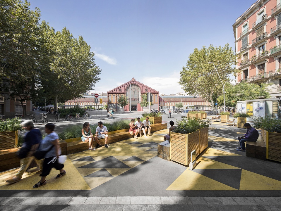 Superblock of Sant Antoni by Leku Studio