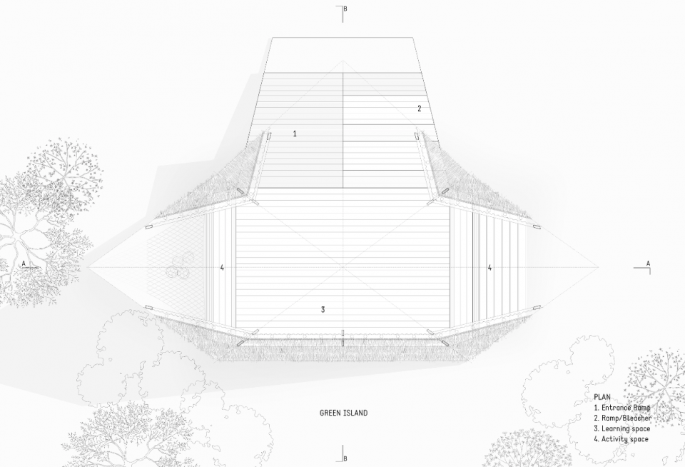 the green island by estudio cavernas
