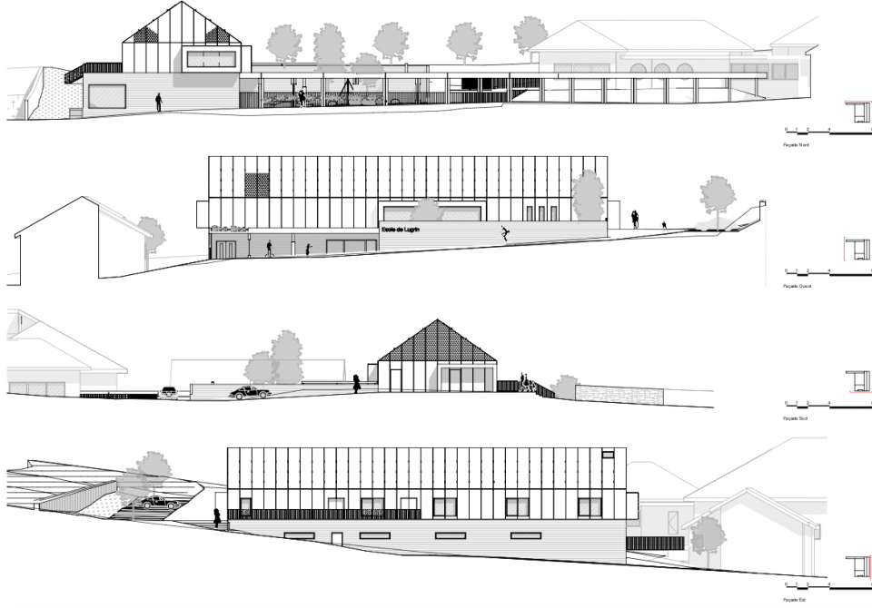 extension of school equipment in lugrin