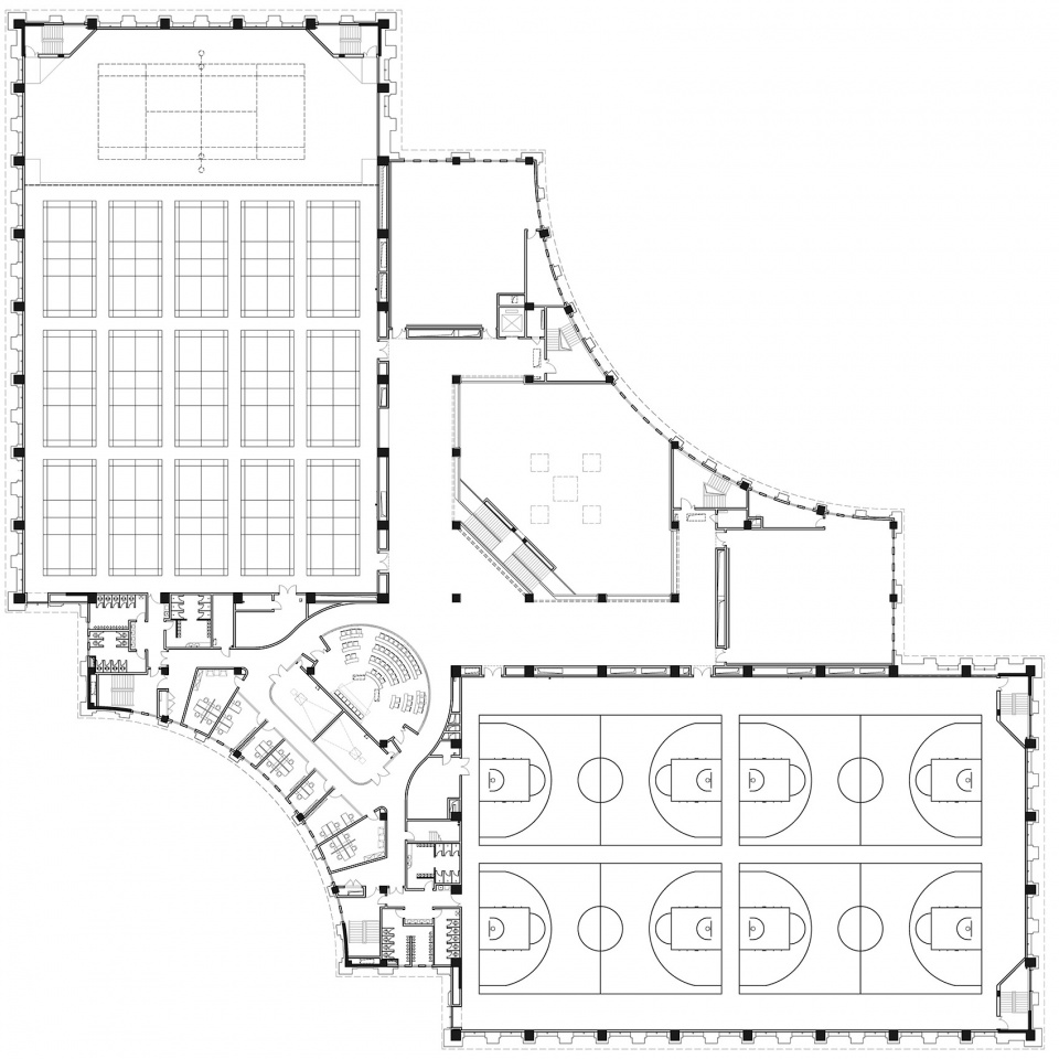 New Comprehensive Gymnasium in Fudan Jiangwan Campus TJAD