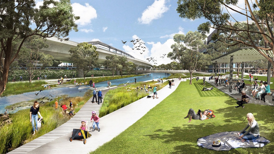 vision for moonee ponds creek renewal gathers momentum by mcgregor coxall