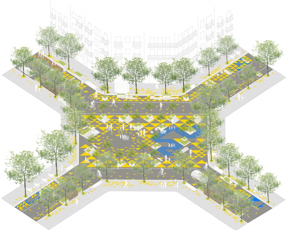 Superblock of Sant Antoni by Leku Studio