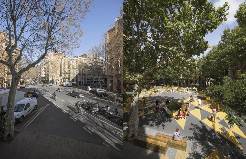 Superblock of Sant Antoni by Leku Studio
