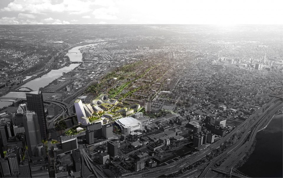 pittsburgh lower hill master plan image by big bjarke ingels group 00 original 960x606