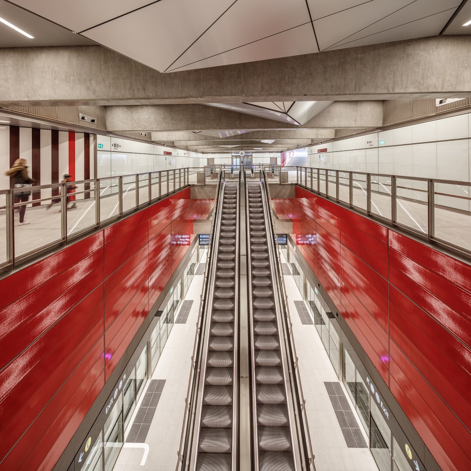 orientkaj and nordhavn metro stations by cobe arup