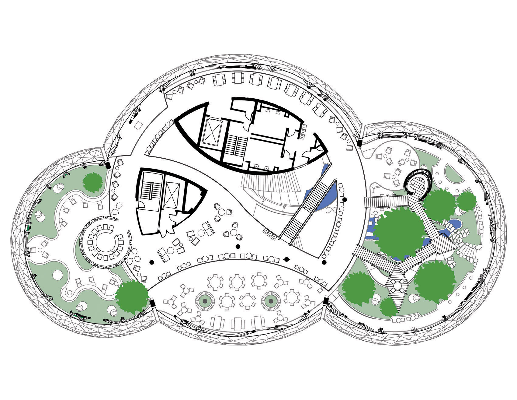 The Amazon Spheres by NBBJ 谷德设计网