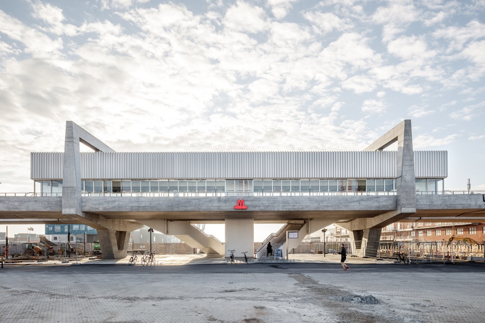 orientkaj and nordhavn metro stations by cobe arup
