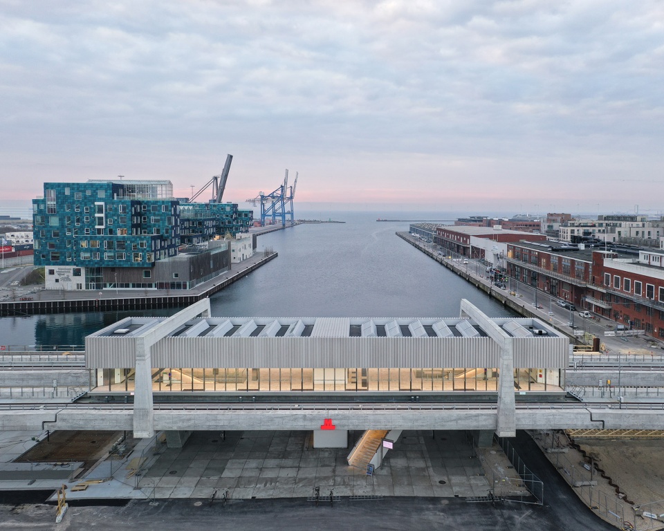 orientkaj and nordhavn metro stations by cobe arup