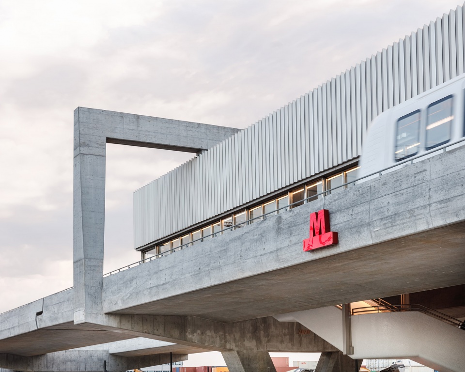 orientkaj and nordhavn metro stations by cobe arup