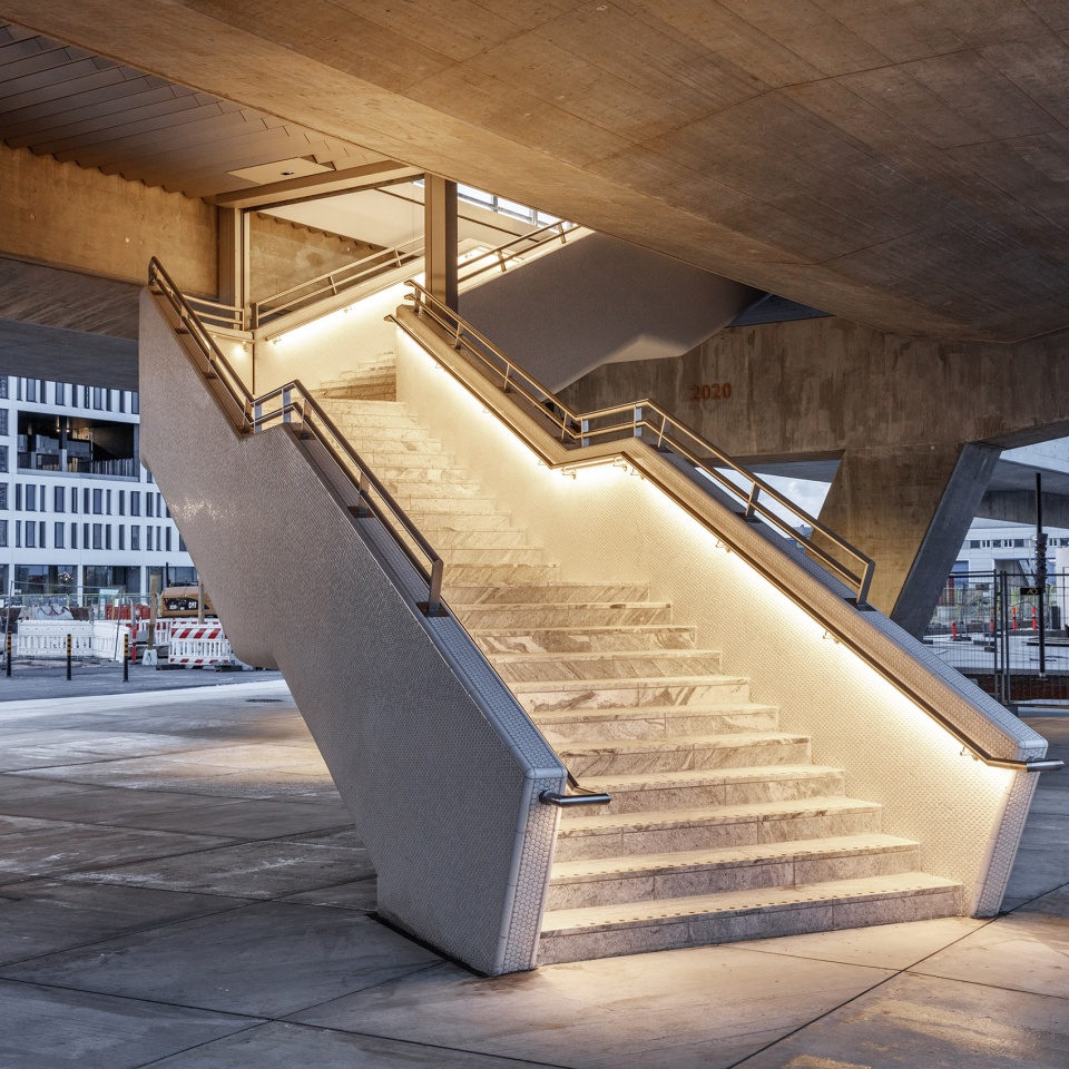 orientkaj and nordhavn metro stations by cobe arup