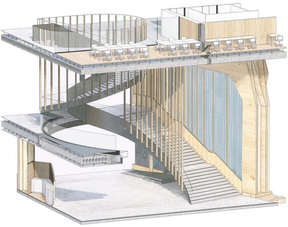 now under construction echo a new multifunctional and flexible education building for tu delft