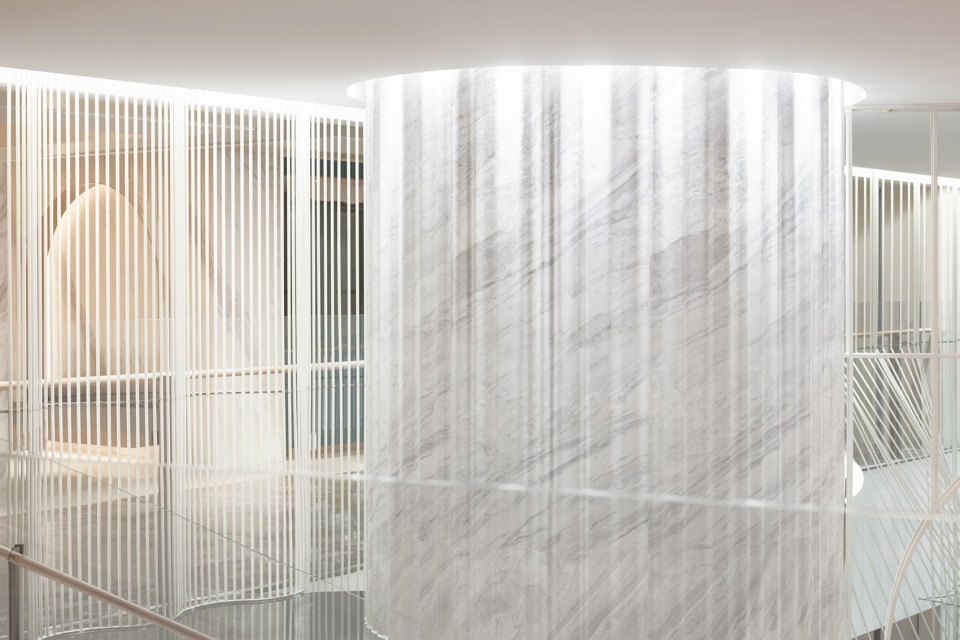 Interior and exterior design of “Times Square”, China by nendo 