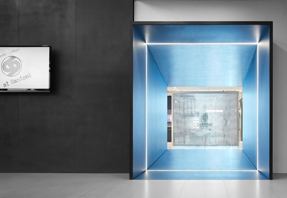 Santoni new Materials Experience Center in Shanghai by BYLU DESIGN