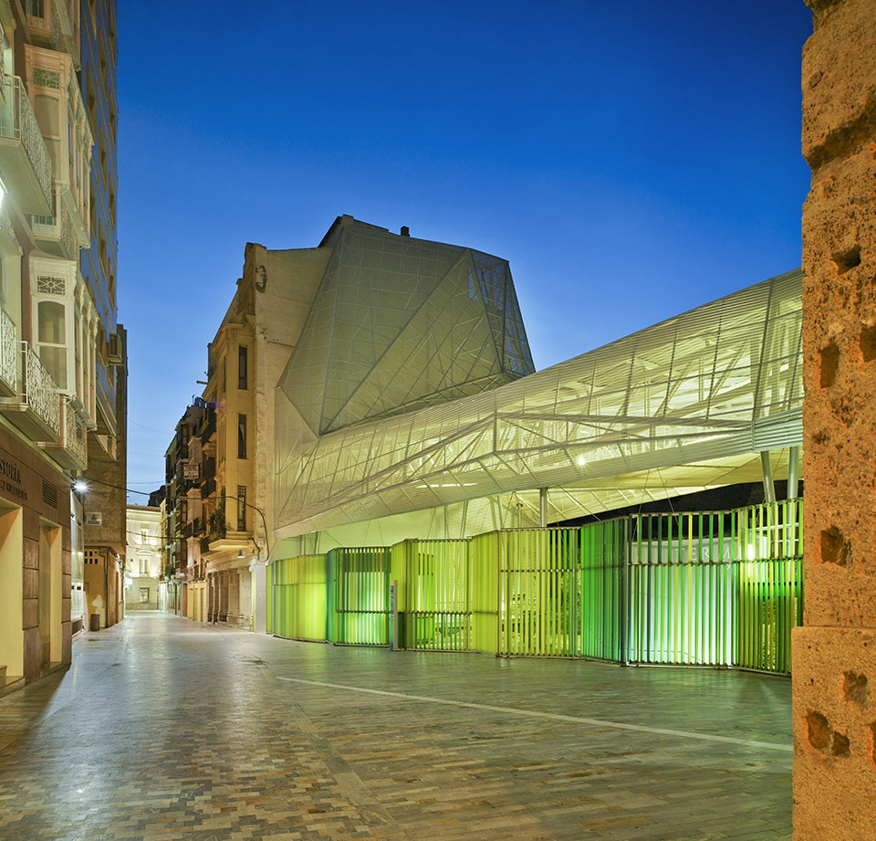 Deck over a roman site in Cartagena Spain by Amann Canovas Maruri 1