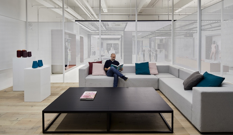 Santoni new Materials Experience Center in Shanghai by BYLU DESIGN