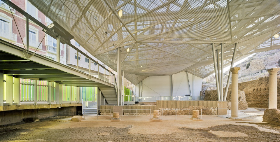 Deck over a roman site in Cartagena Spain by Amann Canovas Maruri