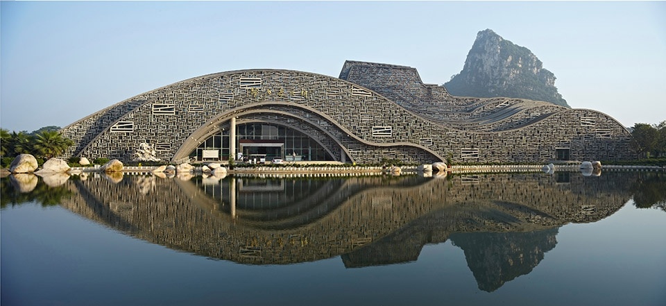 Liuzhou strange stone pavilion China by Zhanghua Architects 960x441