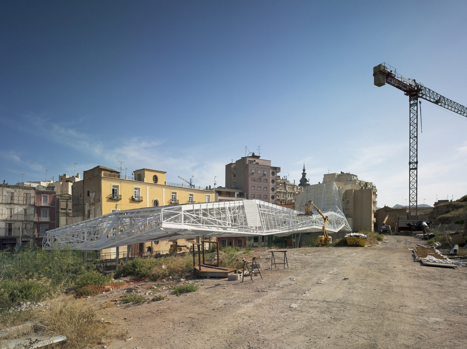 Deck over a roman site in Cartagena Spain by Amann Canovas Maruri