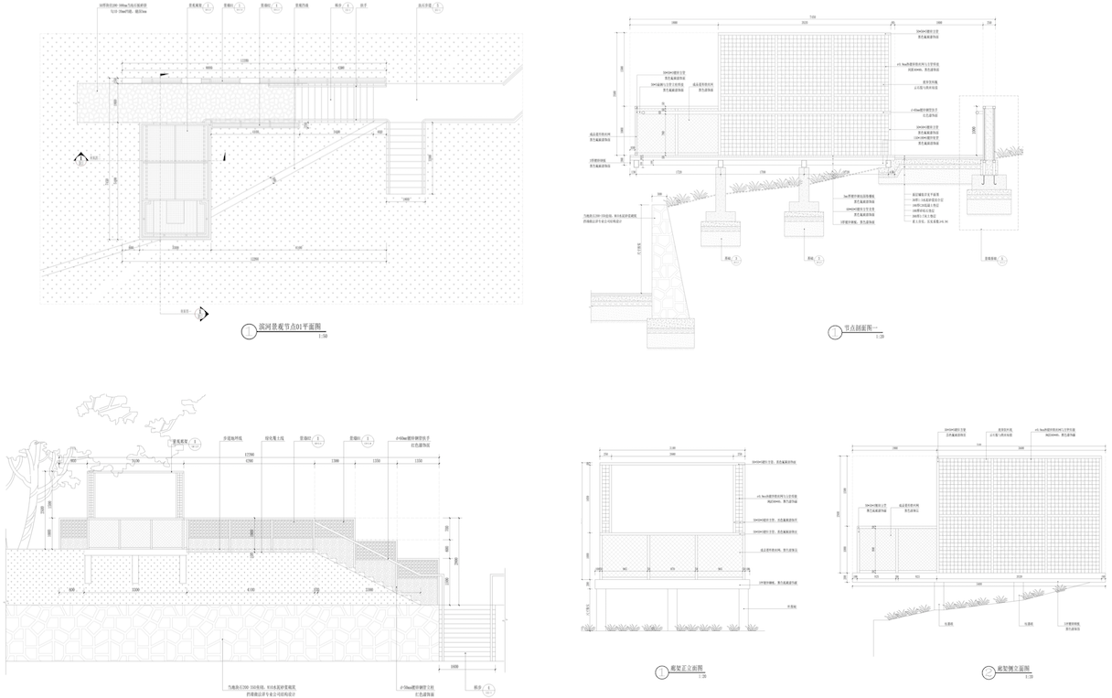 The construction of rural public space in the forest of Populus alba ...