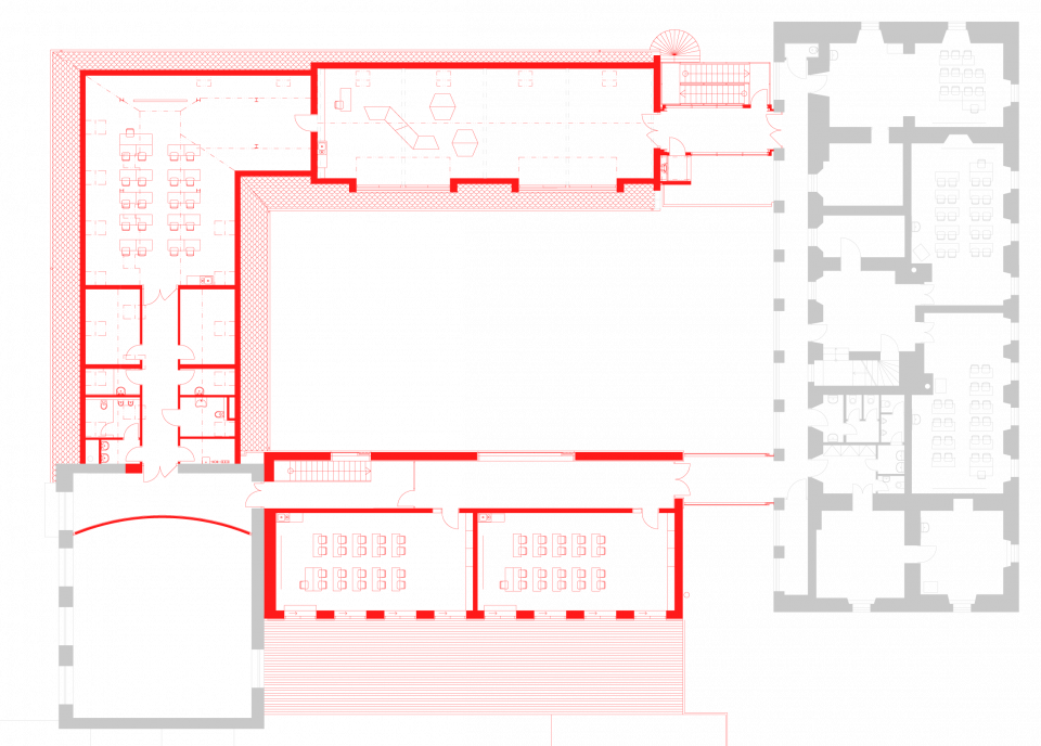 reconstruction and extension of elementary school vresovice by public atelier fuuze