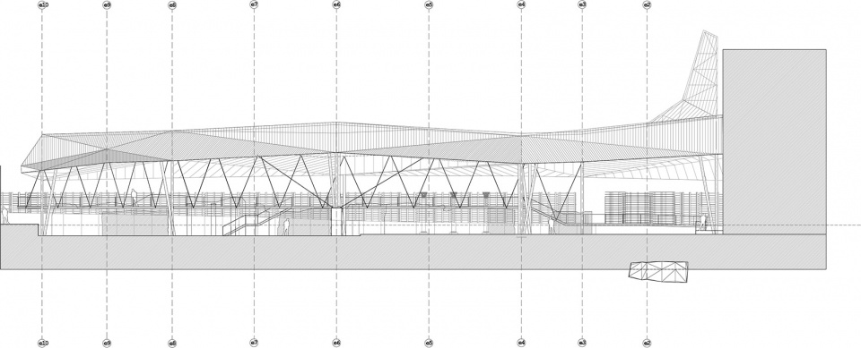 Deck over a roman site in Cartagena Spain by Amann Canovas Maruri