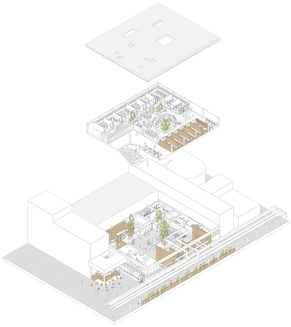 LAN SPACE BEING ARCHITECTS