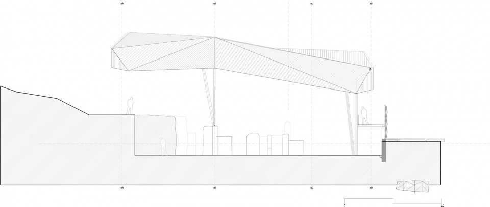 Deck over a roman site in Cartagena Spain by Amann Canovas Maruri