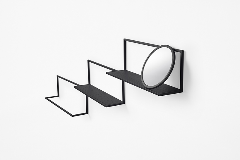 New furniture collection kite frame blend for Stellar Works by nendo