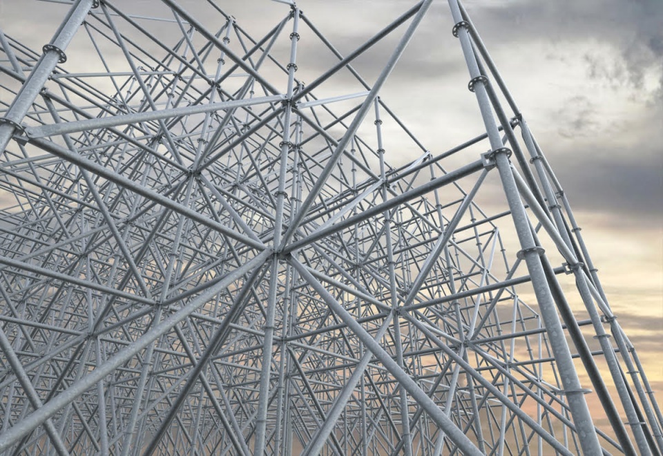 installation blur by vincent leroy