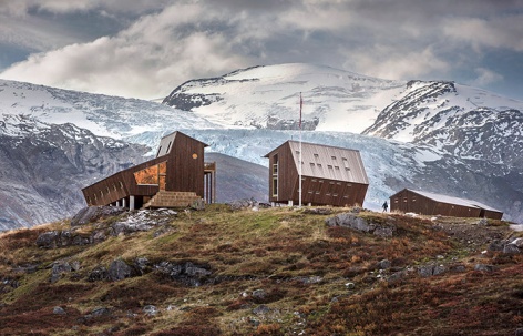 约斯特谷冰原旁的Tungestølen木屋群，挪威 / Snøhetta