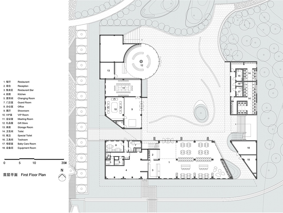 首层平面图First Floor Plan