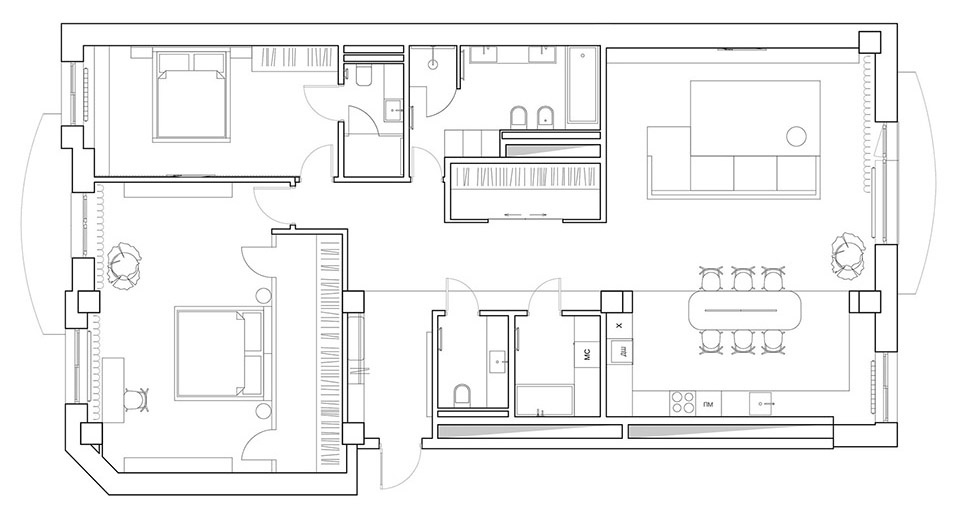 Т4 apartment Paliychuk Olga Design 2
