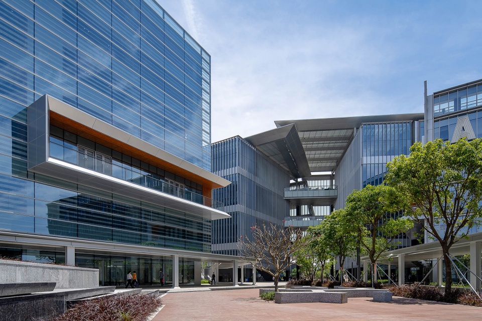 industrial service centre in jinwan aviation city china by 10 design