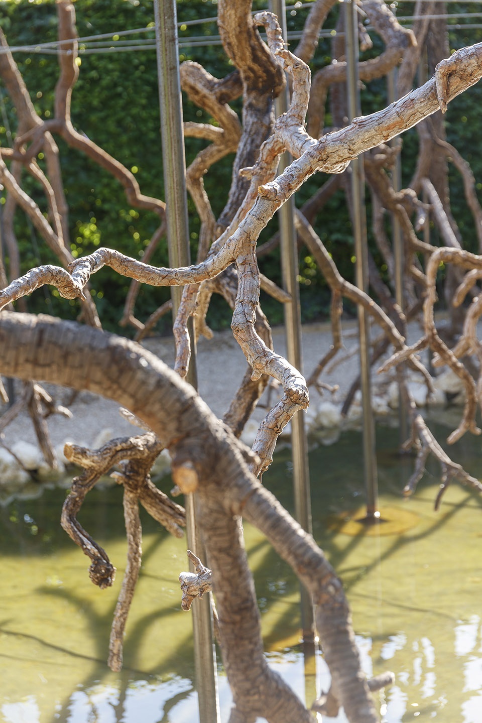 paysage de feu in international garden festival 2020 by vazio sa