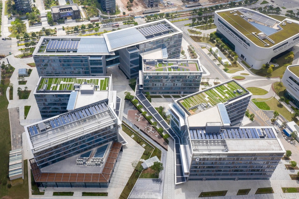 industrial service centre in jinwan aviation city china by 10 design