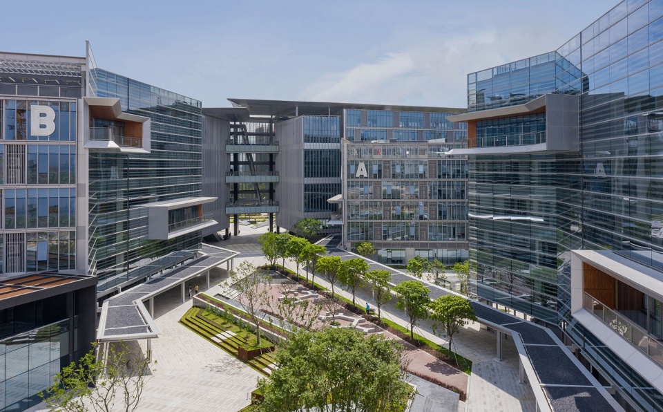 industrial service centre in jinwan aviation city china by 10 design