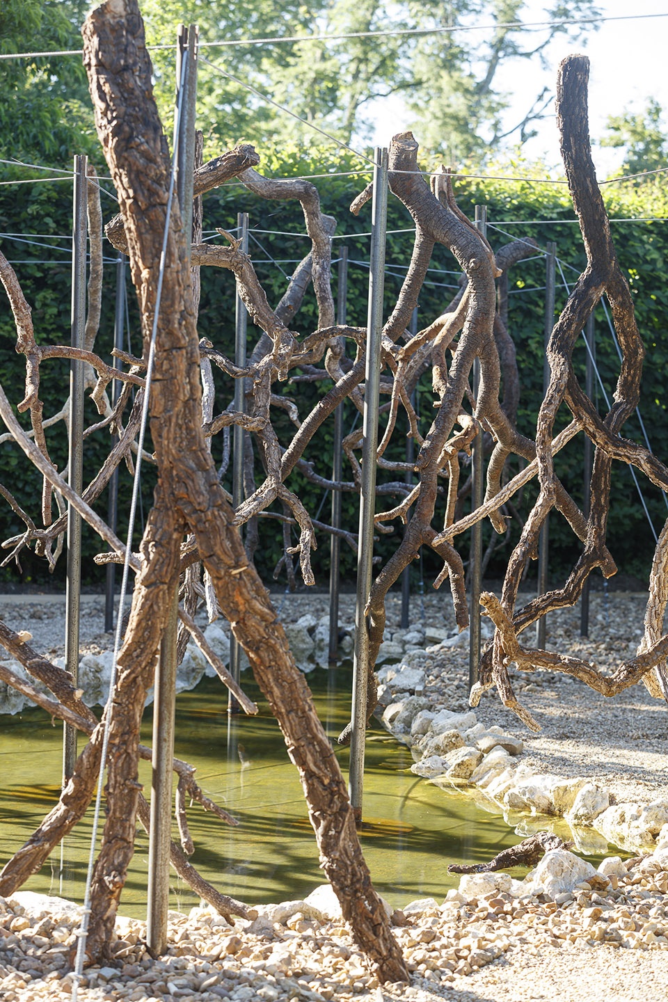 paysage de feu in international garden festival 2020 by vazio sa