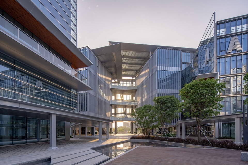 industrial service centre in jinwan aviation city china by 10 design