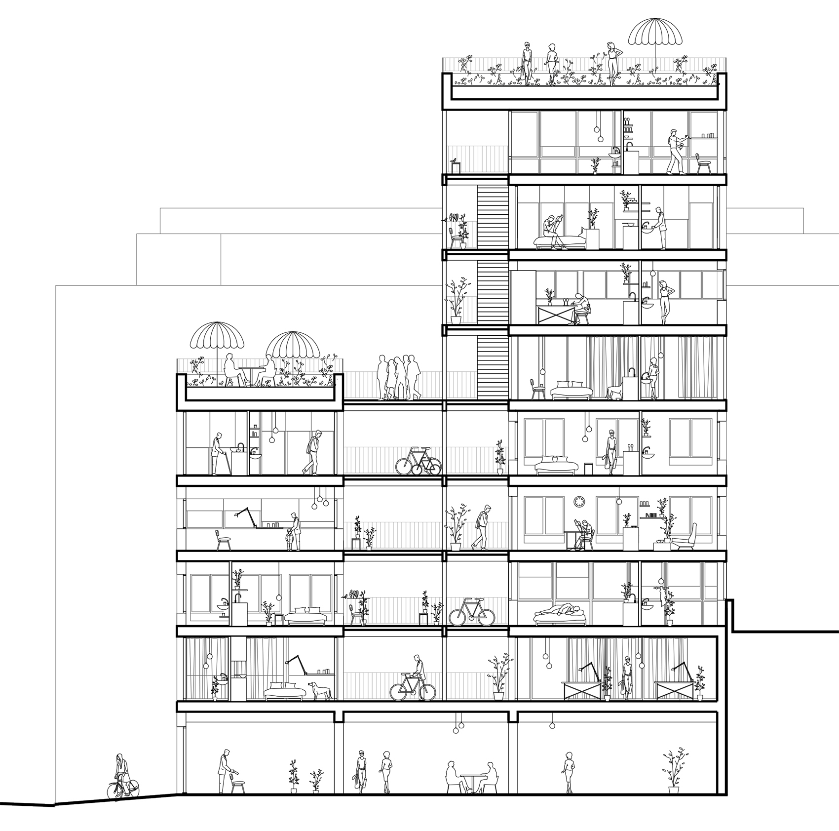 23 dwellings by muoto