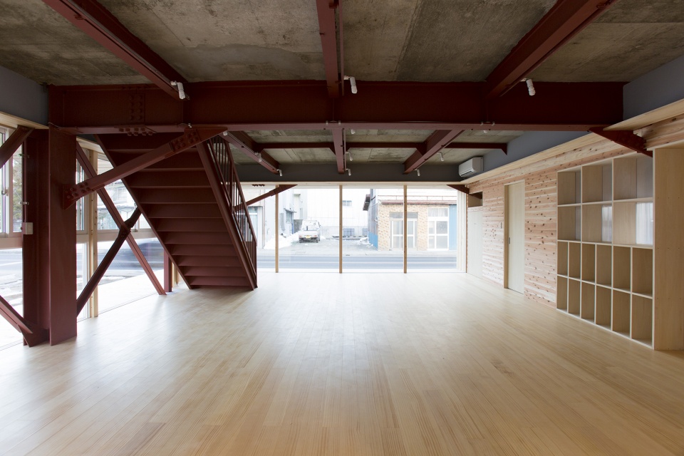 former fuji ice plant renovation by taku sakaushi