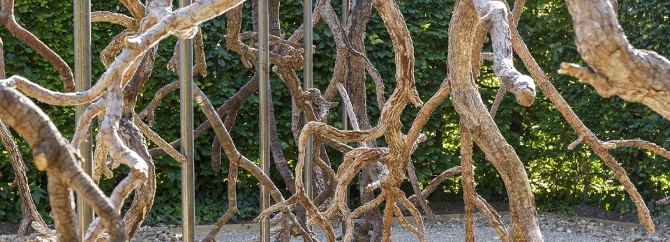 paysage de feu in international garden festival 2020 by vazio sa