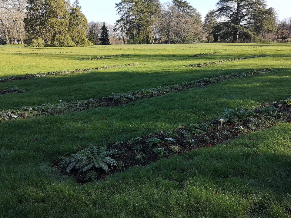 paysage de feu in international garden festival 2020 by vazio sa