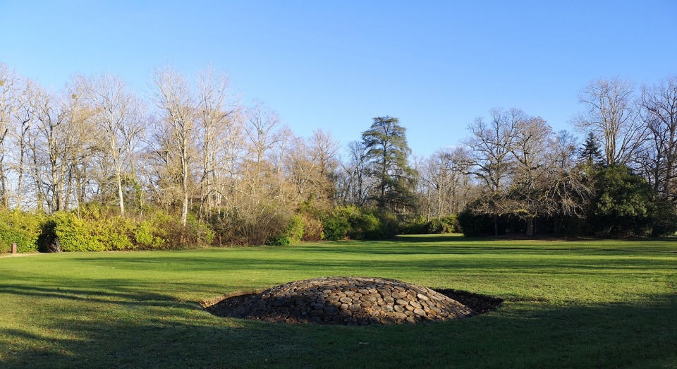 paysage de feu in international garden festival 2020 by vazio sa