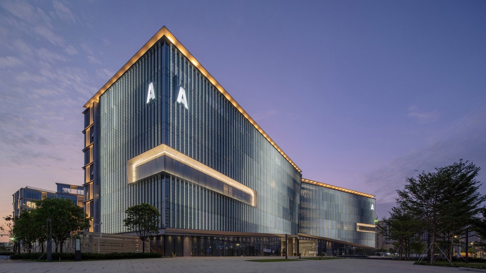 industrial service centre in jinwan aviation city china by 10 design