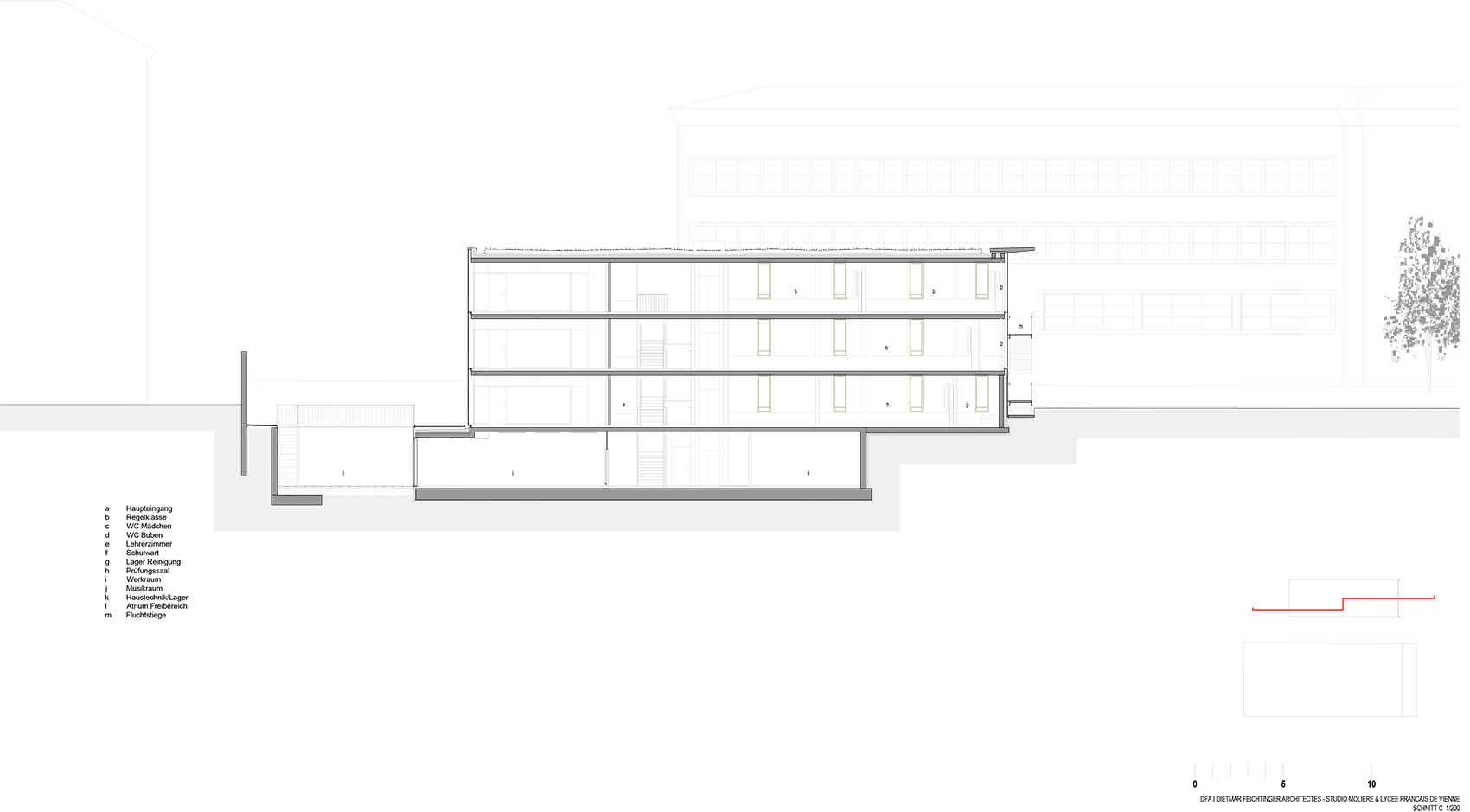 Extension of the Lycée Français de Vienne and renovation of the Studio