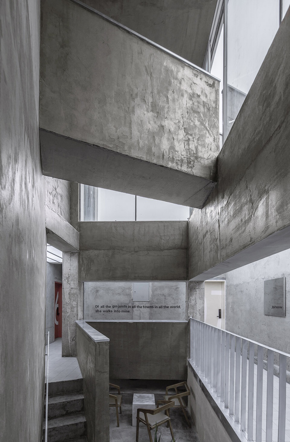 yelan colour guest house china by aml design studio