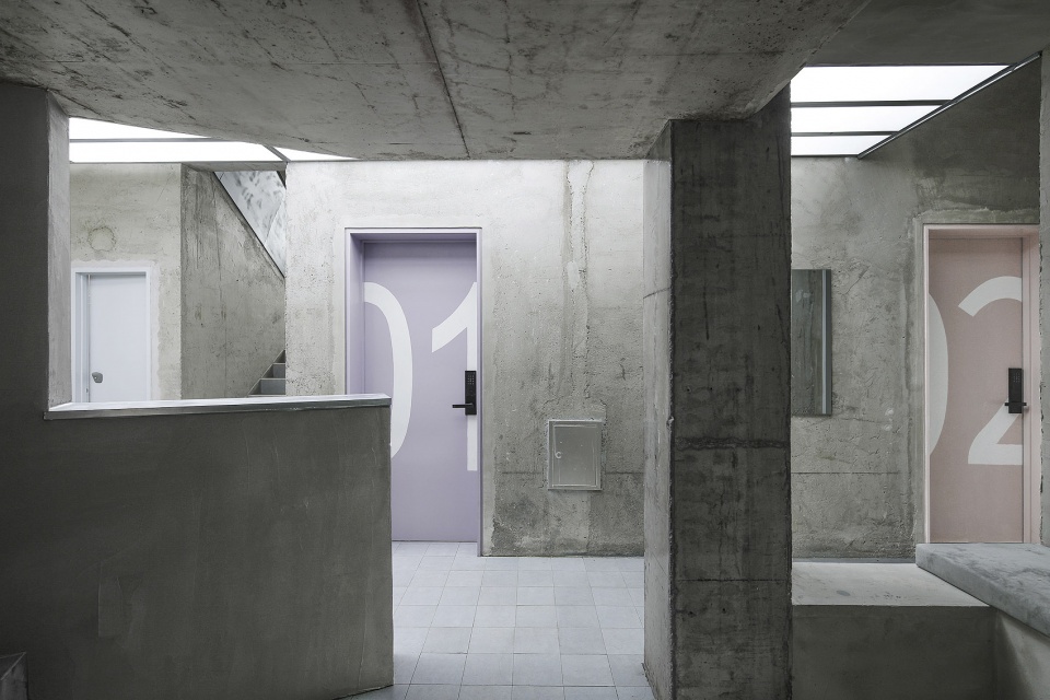 yelan colour guest house china by aml design studio