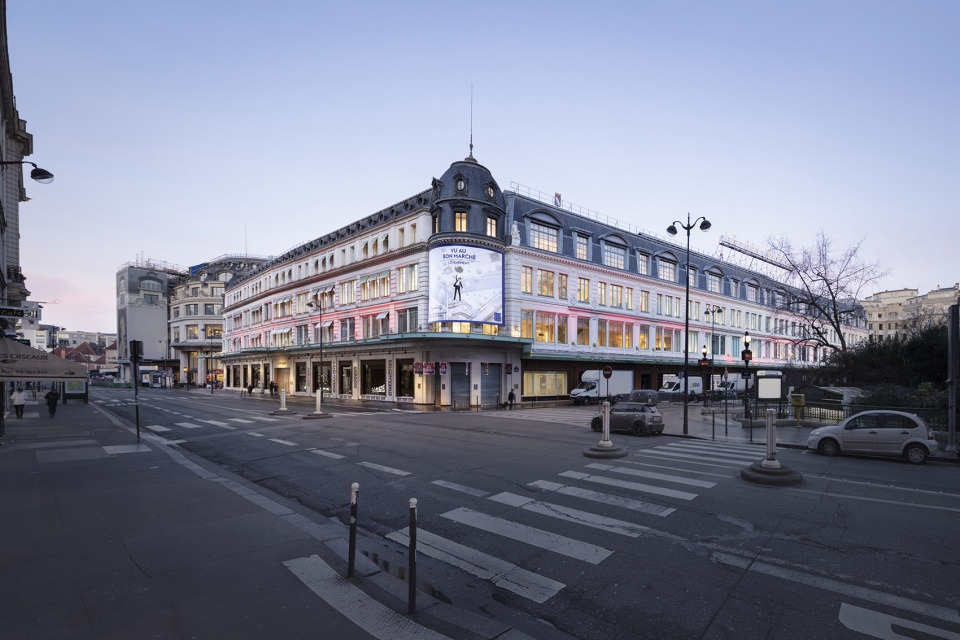 nendo在巴黎lebonmarche举办白色展览雨后花