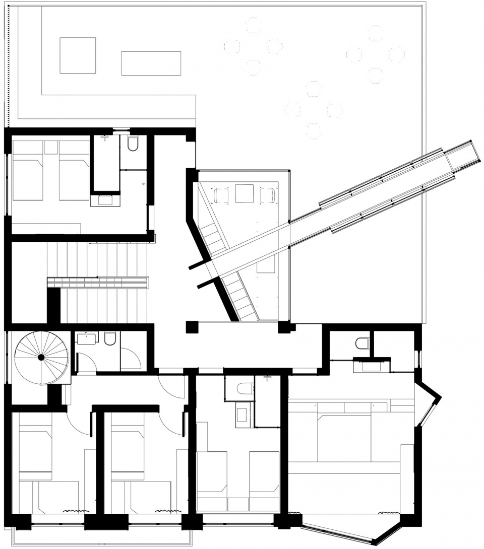 yelan colour guest house china by aml design studio